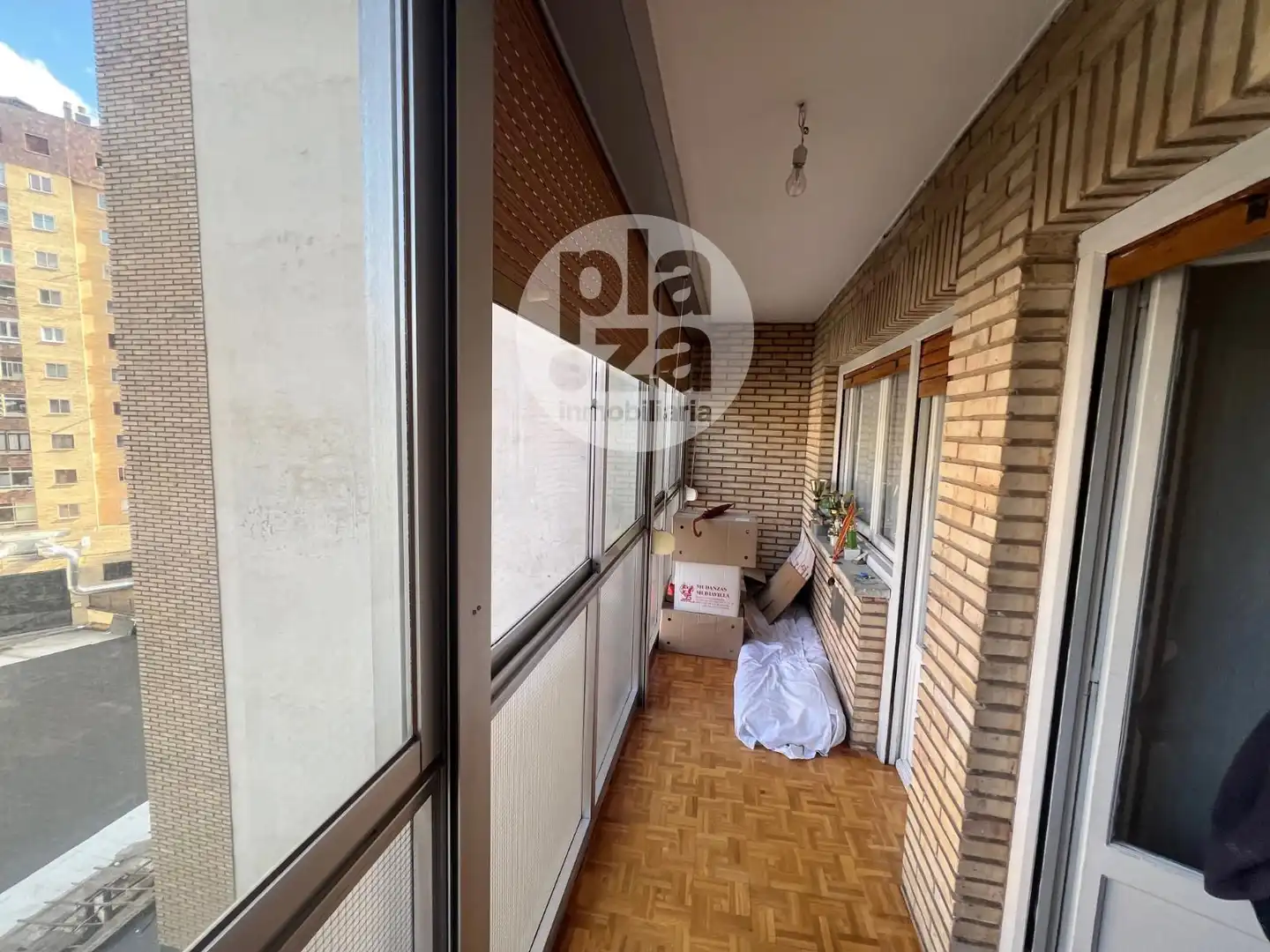 Balcony of Flat for sale in Burgos  with Heating, Terrace and Storage room