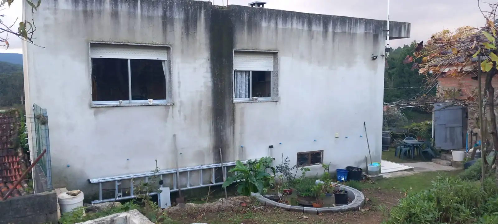 Vista exterior de Casa o chalet en venta en Portas con Terraza, Trastero y Amueblado