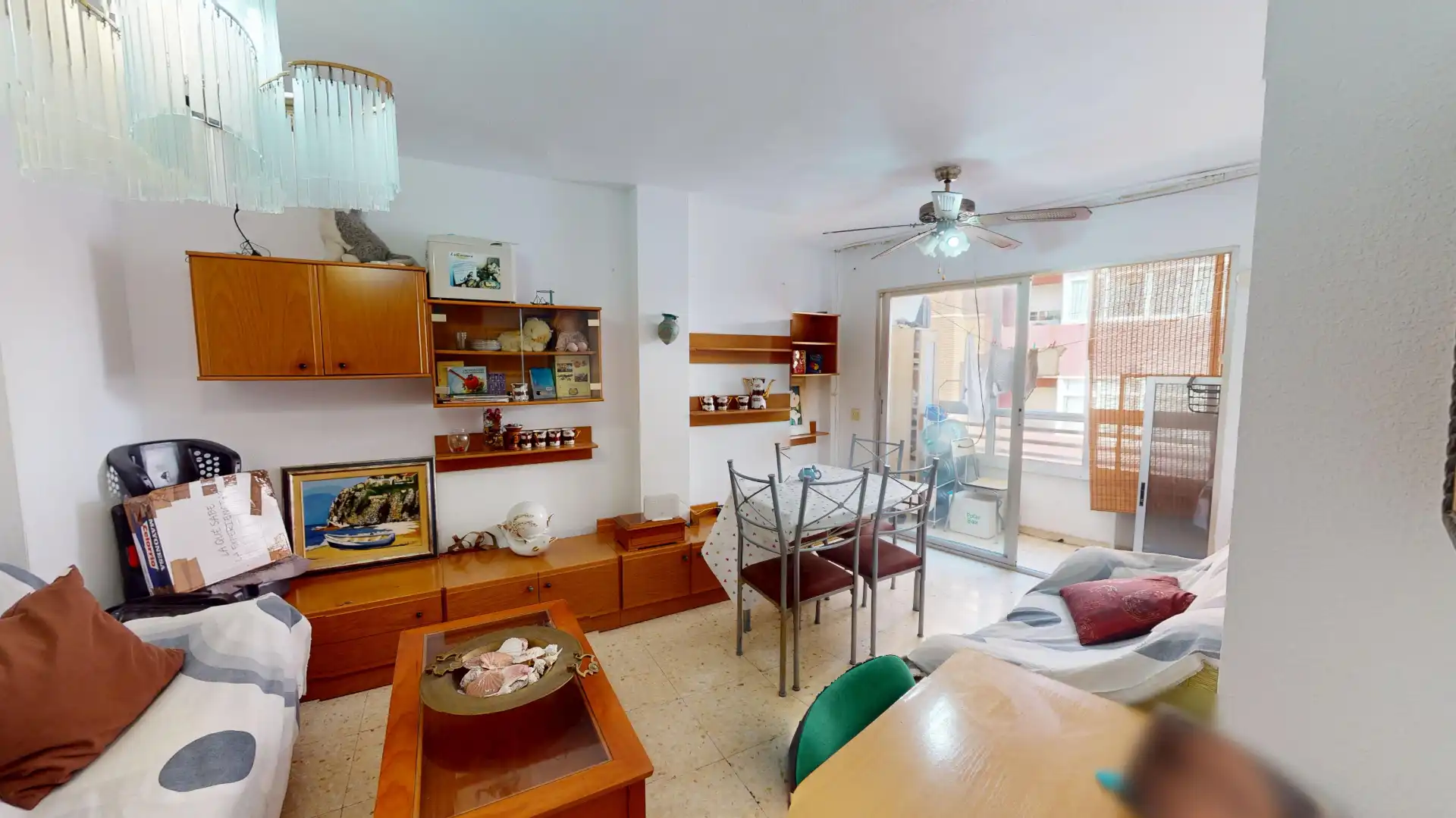 Sala d'estar de Pis en venda en Alicante / Alacant amb Aire condicionat, Traster i Balcó