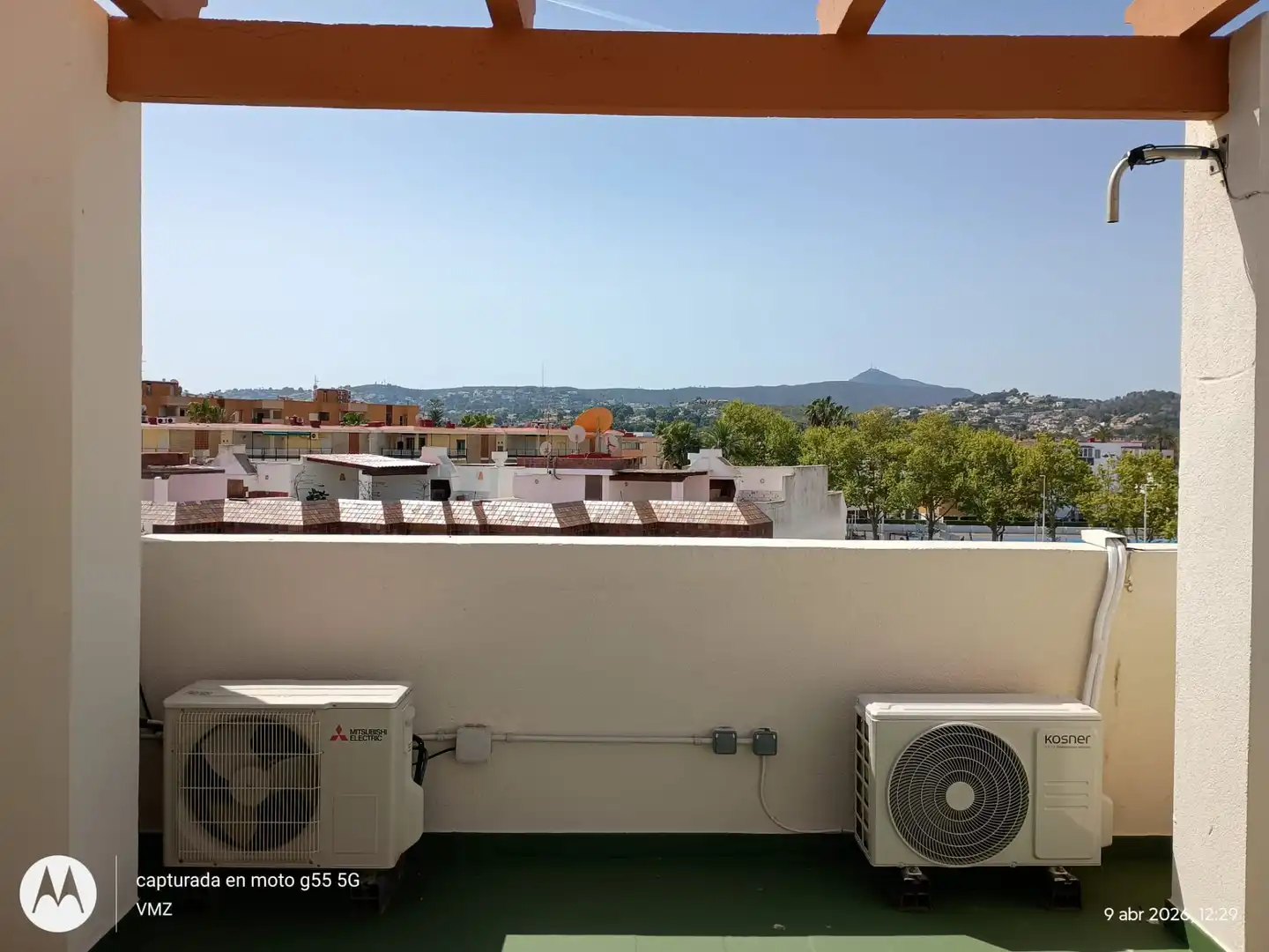Terraza de Ático de alquiler en Jávea / Xàbia con Aire acondicionado, Calefacción y Terraza