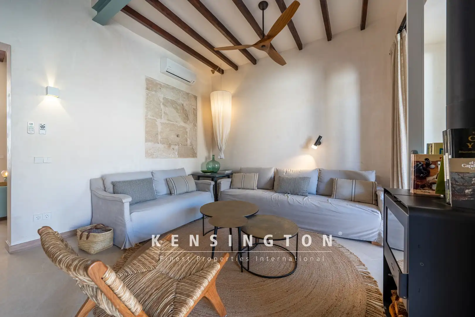 Sala de estar de Casa o chalet en venta en Capdepera con Aire acondicionado, Calefacción y Terraza
