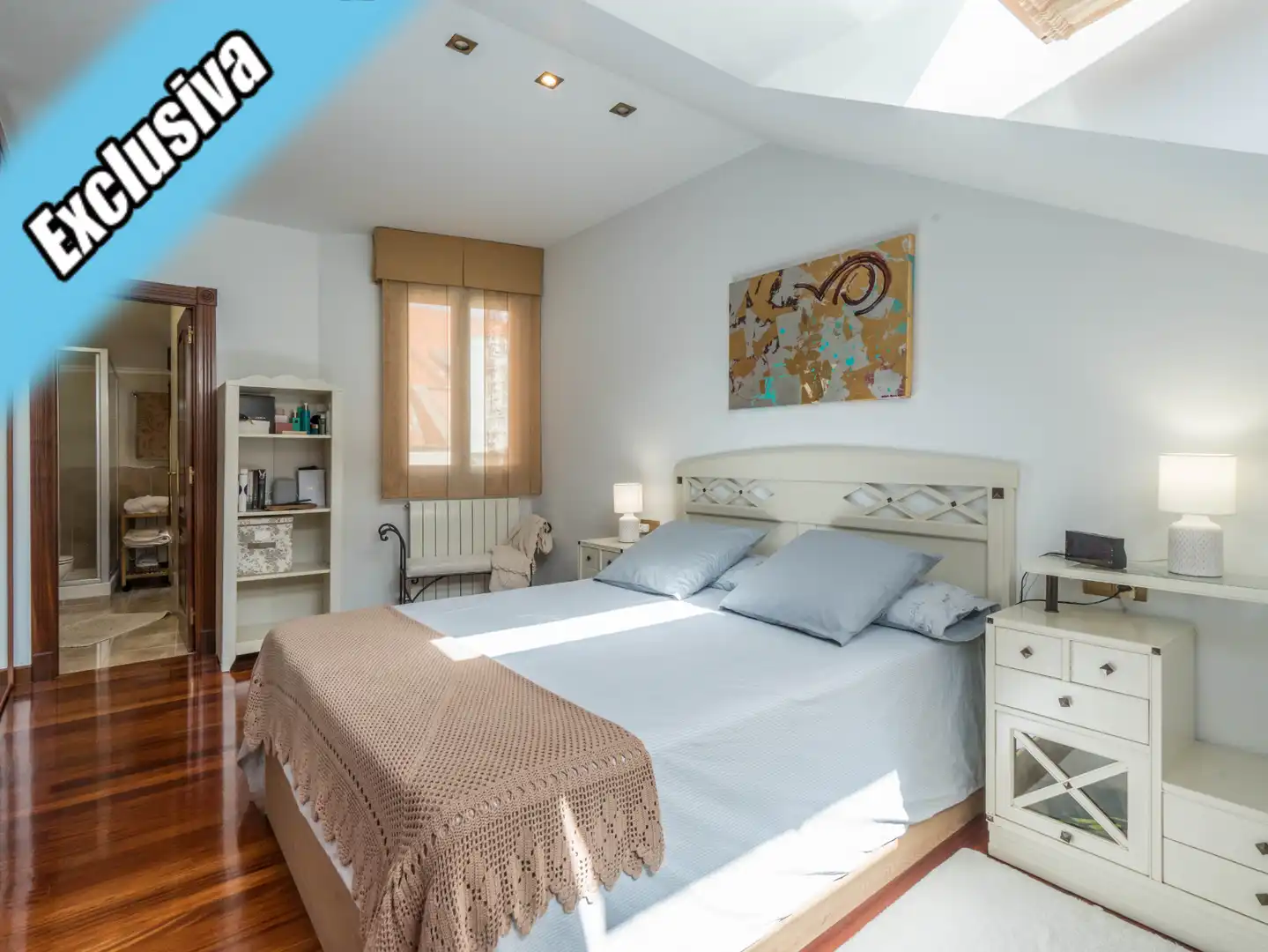 Schlafzimmer von Maisonette zum Verkauf in Laredo mit Heizung, Parkett und Balkon