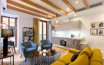 Sala d'estar de Apartament en venda en  Palma de Mallorca amb Aire condicionat i Moblat
