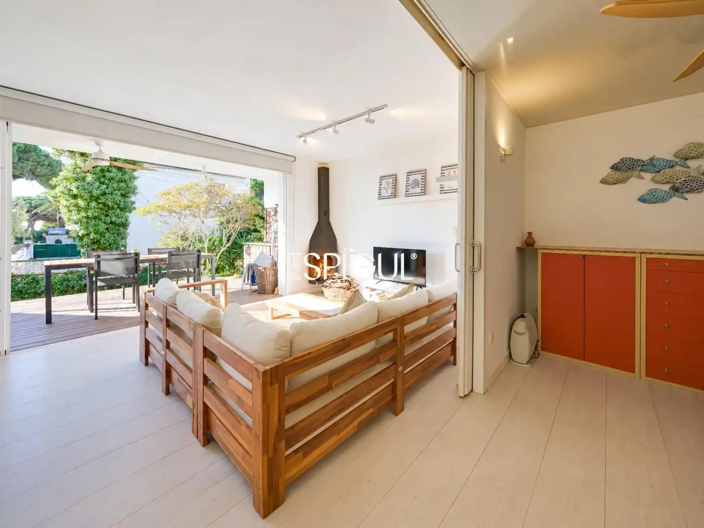 Sala d'estar de Pis en venda en La Fosca - Cala Margarida