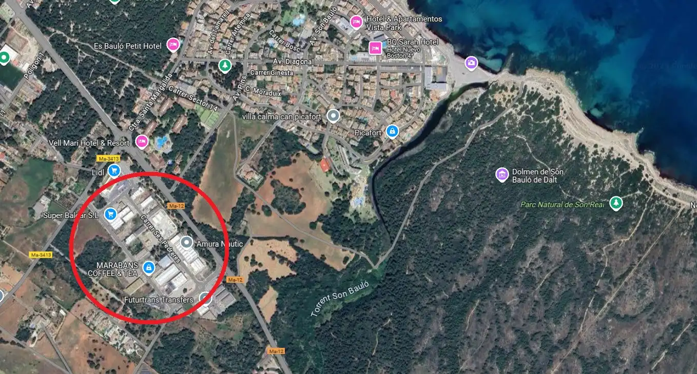 Exterior view of Industrial land for sale in Santa Margalida