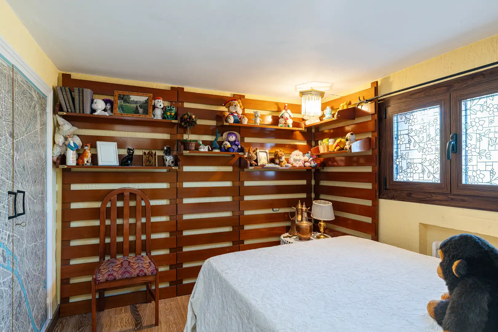 Bedroom of Houses for sale in Villanueva de la Cañada  with Air Conditioner, Heating and Private garden