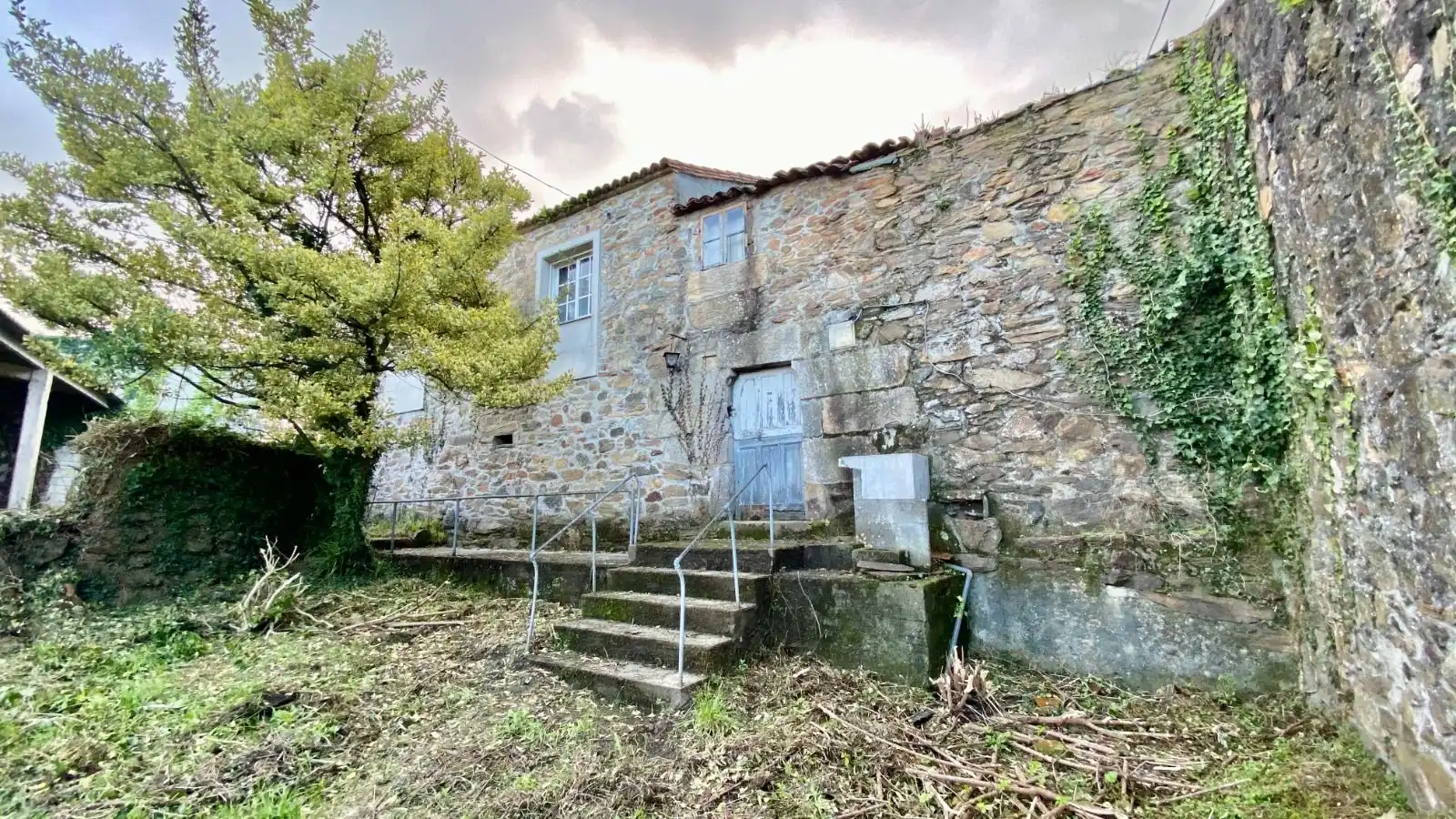 Vista exterior de Casa o chalet en venta en Ponteceso con Jardín privado