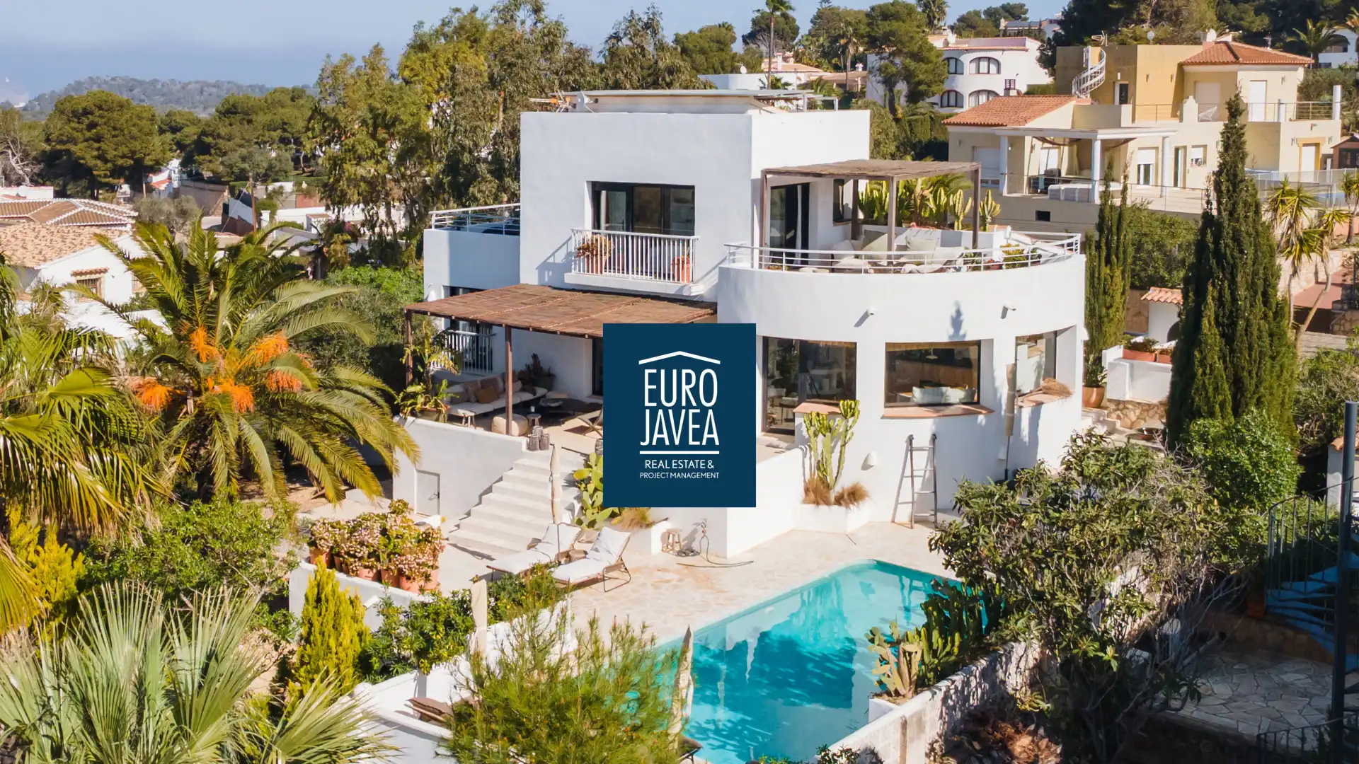 Vista exterior de Casa o chalet en venta en Jávea / Xàbia con Aire acondicionado, Calefacción y Jardín privado