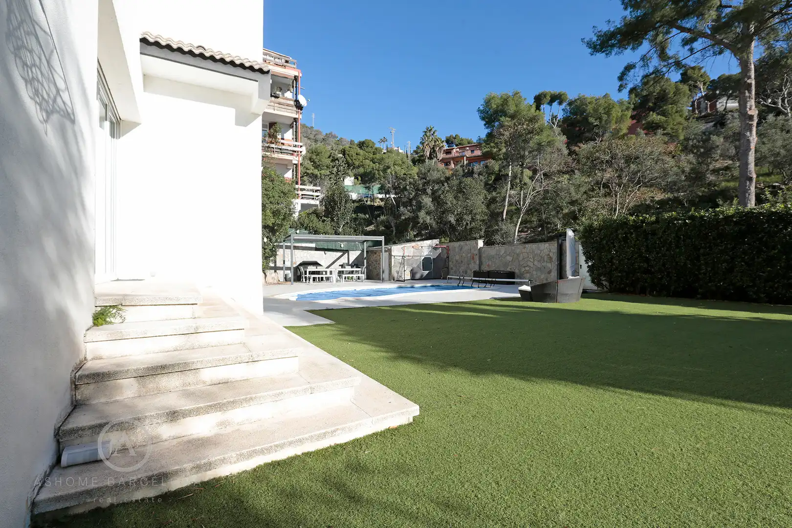 Jardín de Casa o chalet en venta en Castelldefels con Aire acondicionado, Jardín privado y Terraza