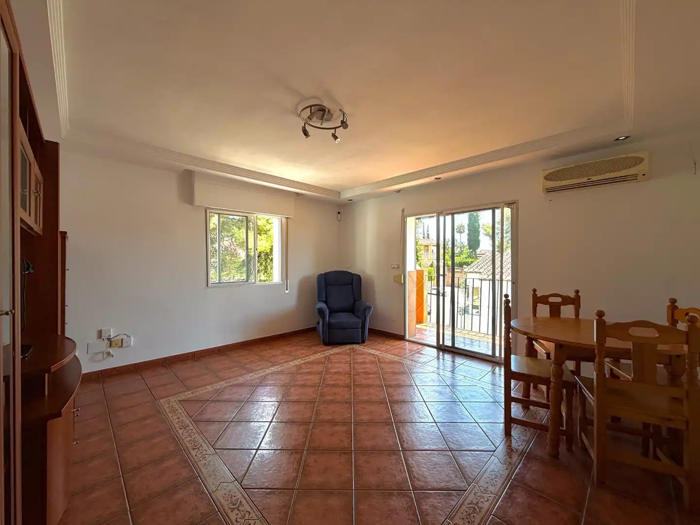 Sala de estar de Apartamento en venta en Mijas con Aire acondicionado, Jardín privado y Terraza