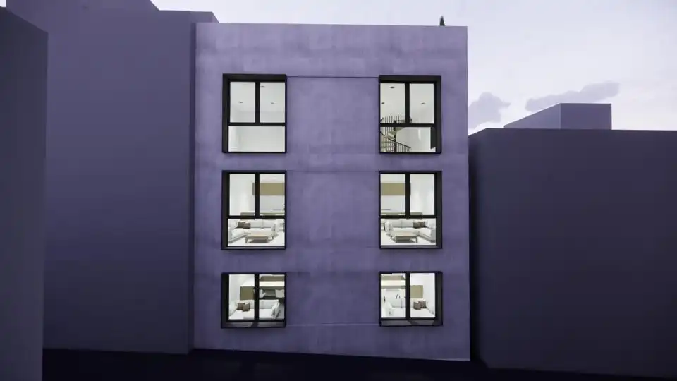 Exterior view of Apartments for sale in Málaga  with Air Conditioner, Heating and Storage room