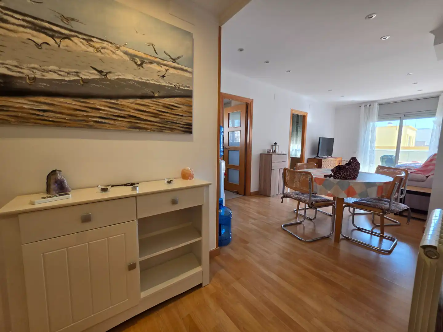 Sala d'estar de Pis en venda en Mont-roig del Camp amb Aire condicionat, Parquet i Traster
