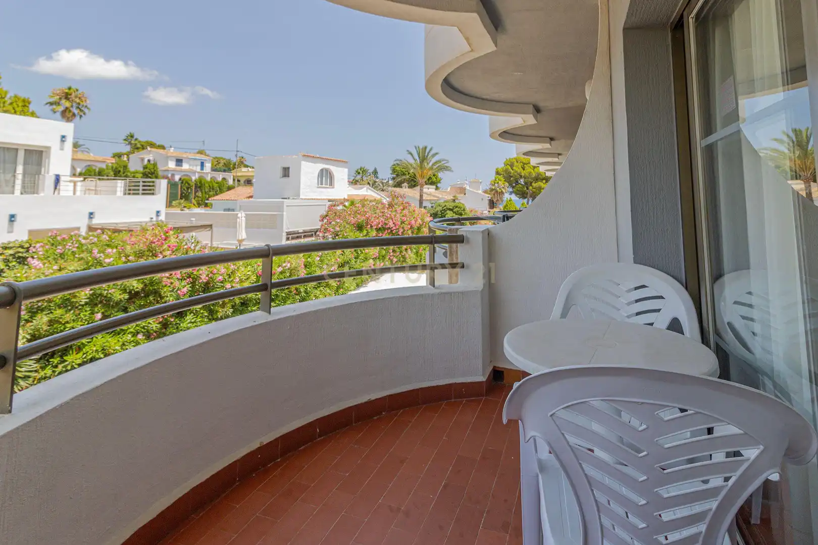 Terrassa de Apartament en venda en Calpe / Calp amb Aire condicionat, Jardí privat i Forn
