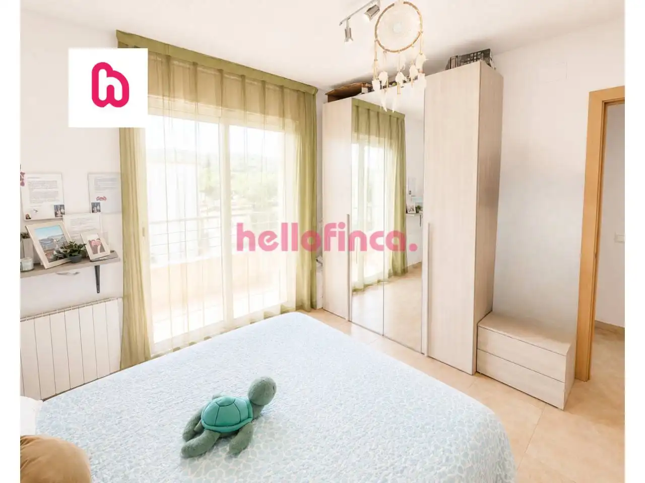 Schlafzimmer von Wohnung zum Verkauf in Sant Celoni mit Klimaanlage, Heizung und Balkon