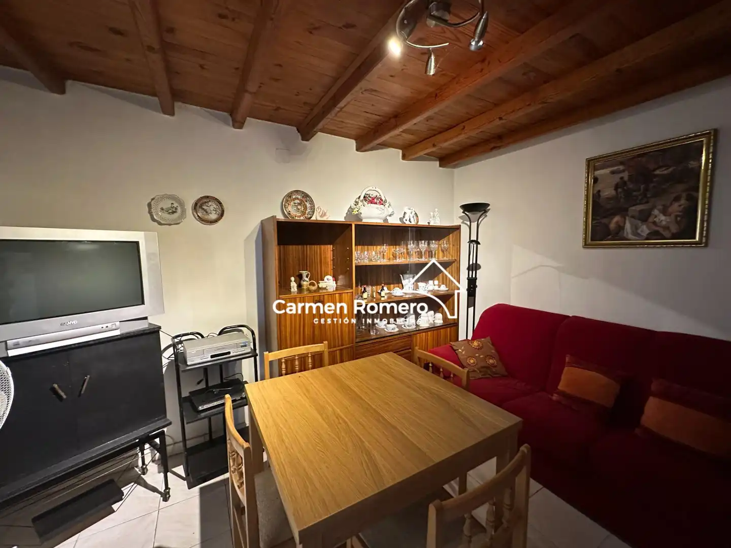 Sala d'estar de Finca rústica en venda en Cañizal
