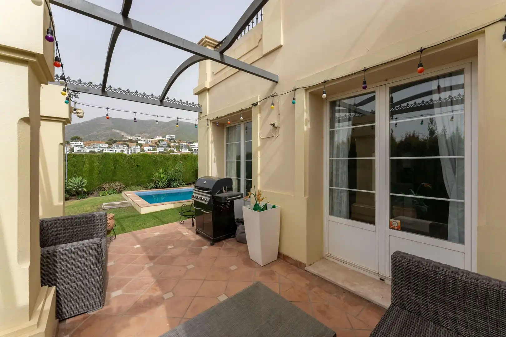 Terraza de Casa o chalet en venta en Mijas con Aire acondicionado, Jardín privado y Terraza