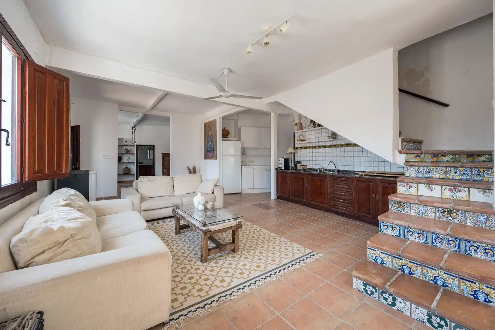 Sala d'estar de Finca rústica en venda en Polop amb Traster