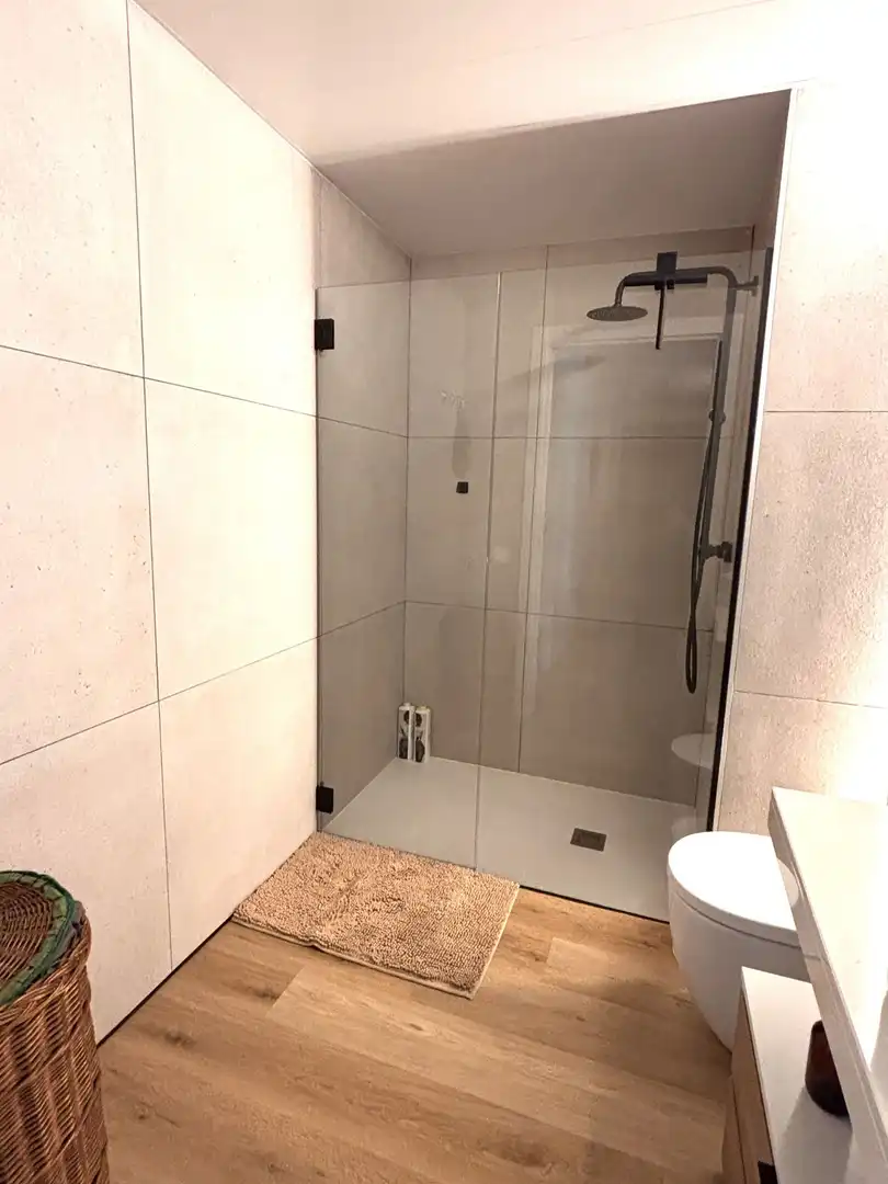 Bathroom of Flat for rent in Sant Pol de Mar  with Air Conditioner, Heating and Terrace