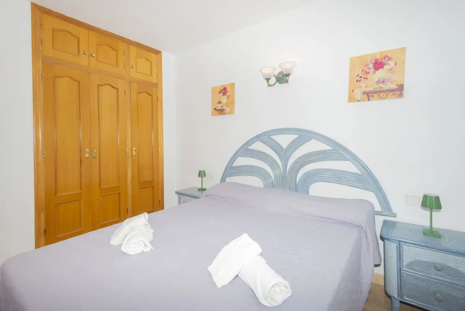 Schlafzimmer von Wohnungen zum Verkauf in Calpe / Calp mit Klimaanlage, Heizung und Terrasse
