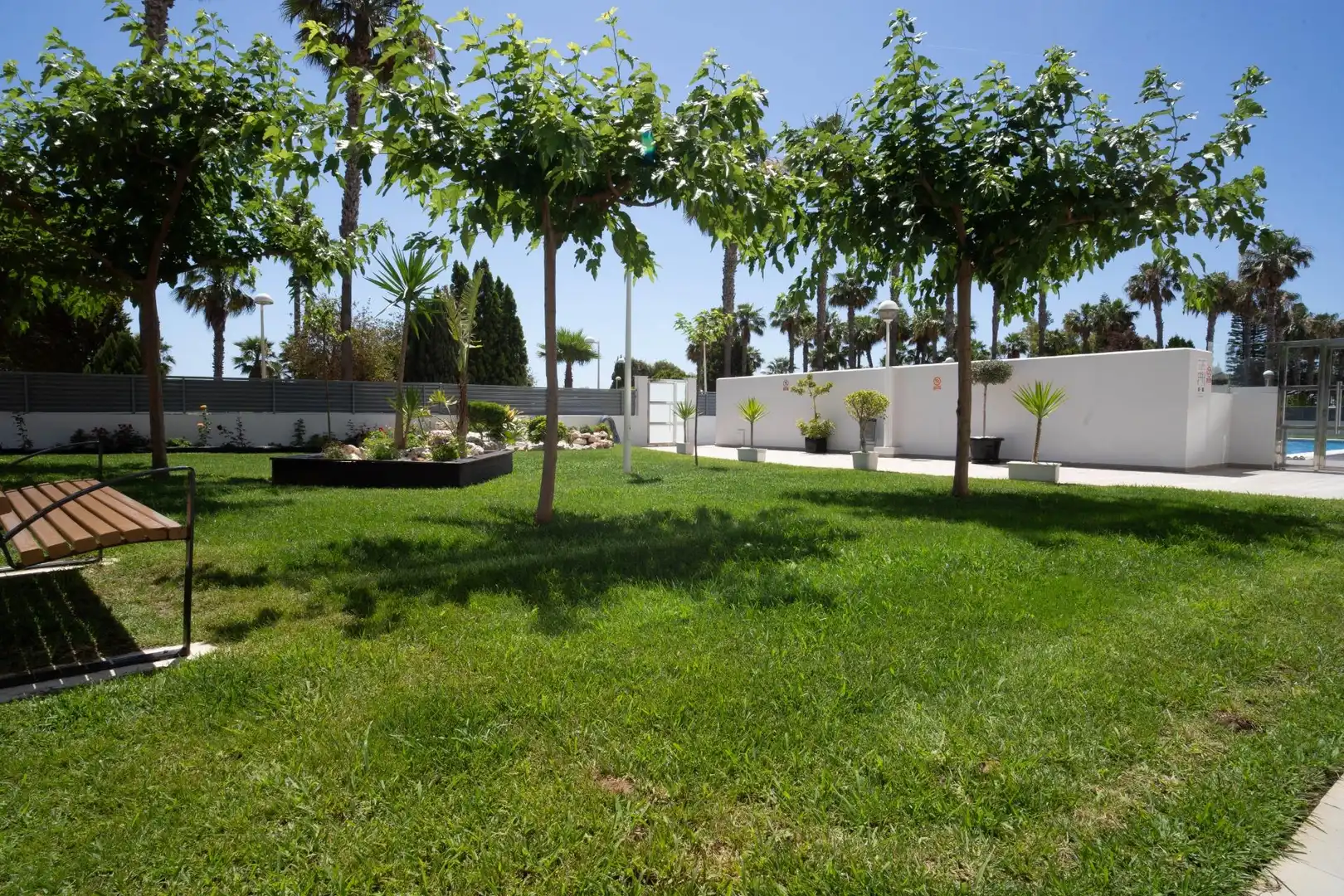 Garden of Apartments for sale in Oropesa del Mar / Orpesa  with Air Conditioner, Private garden and Terrace