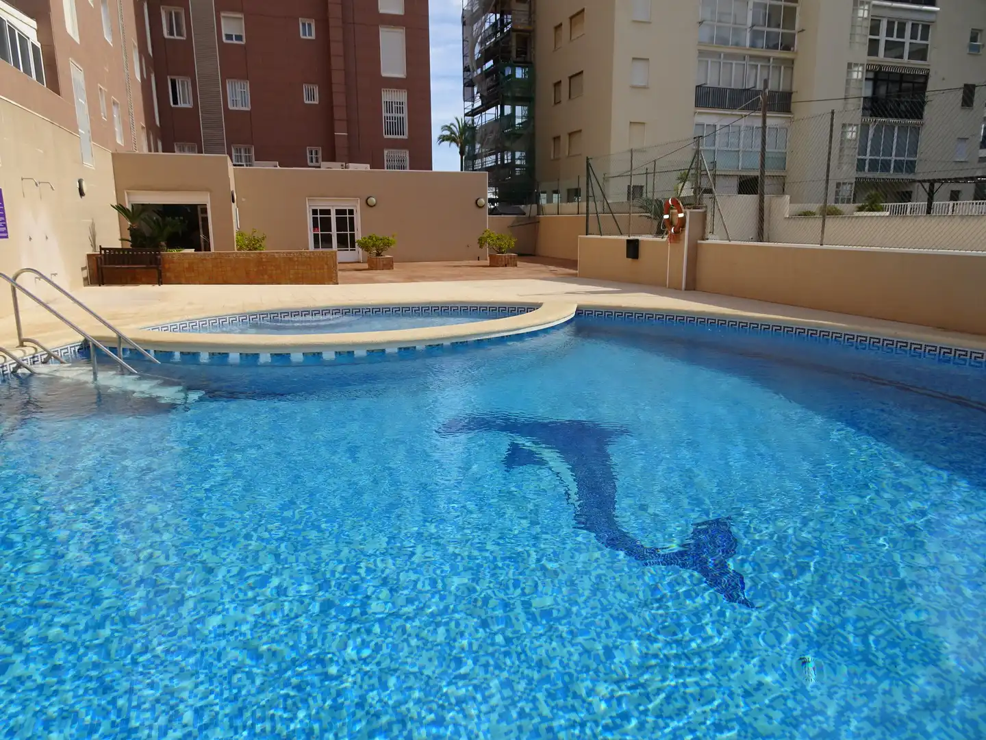 Piscina de Apartamento de alquiler en Gandia con Terraza, Amueblado y Horno