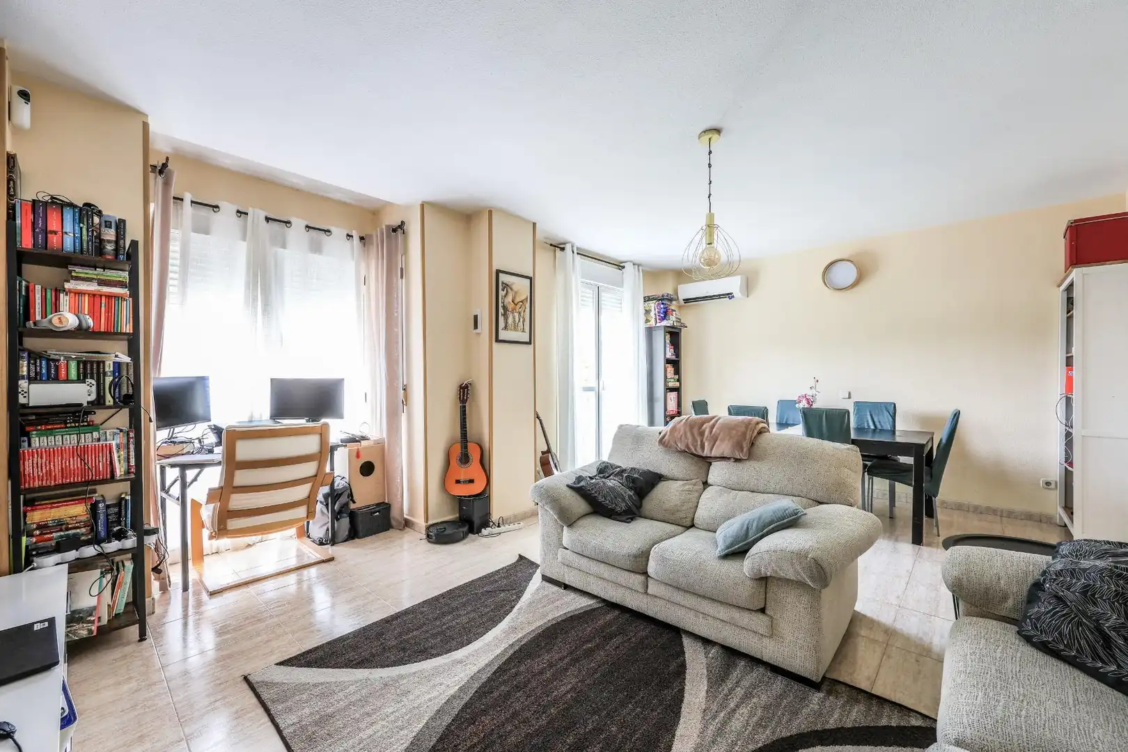 Wohnzimmer von Wohnung zum Verkauf in Arganda del Rey mit Klimaanlage, Heizung und Terrasse