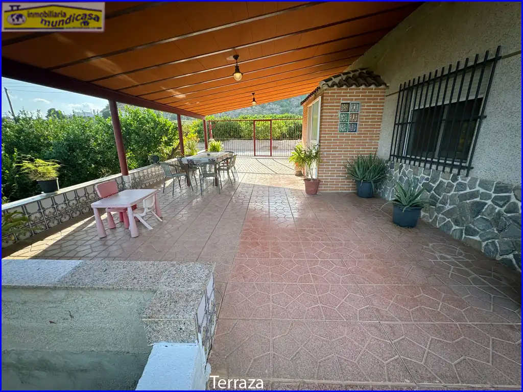 Terrace of Country homes for sale in Santomera, Murcia
