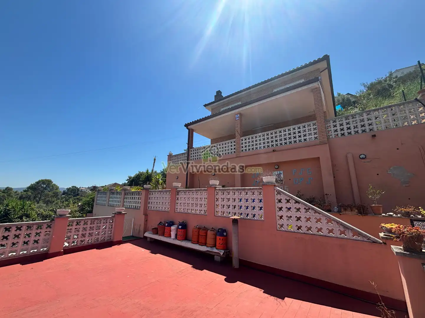 Garden of Houses for sale in Cervelló  with Air Conditioner, Heating and Private garden