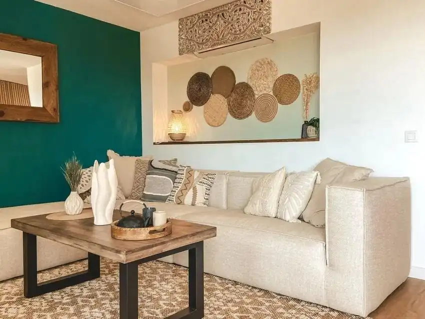 Sala de estar de Estudio en venta en  Palma de Mallorca con Parquet, Amueblado y Piscina comunitaria