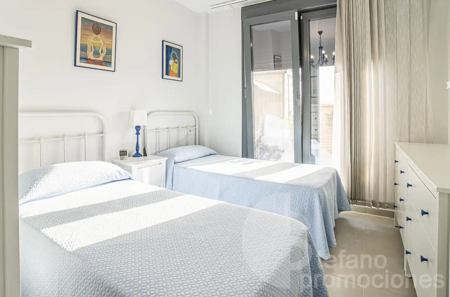 Schlafzimmer von Dachboden zum Verkauf in Málaga mit Klimaanlage, Terrasse und Abstellraum
