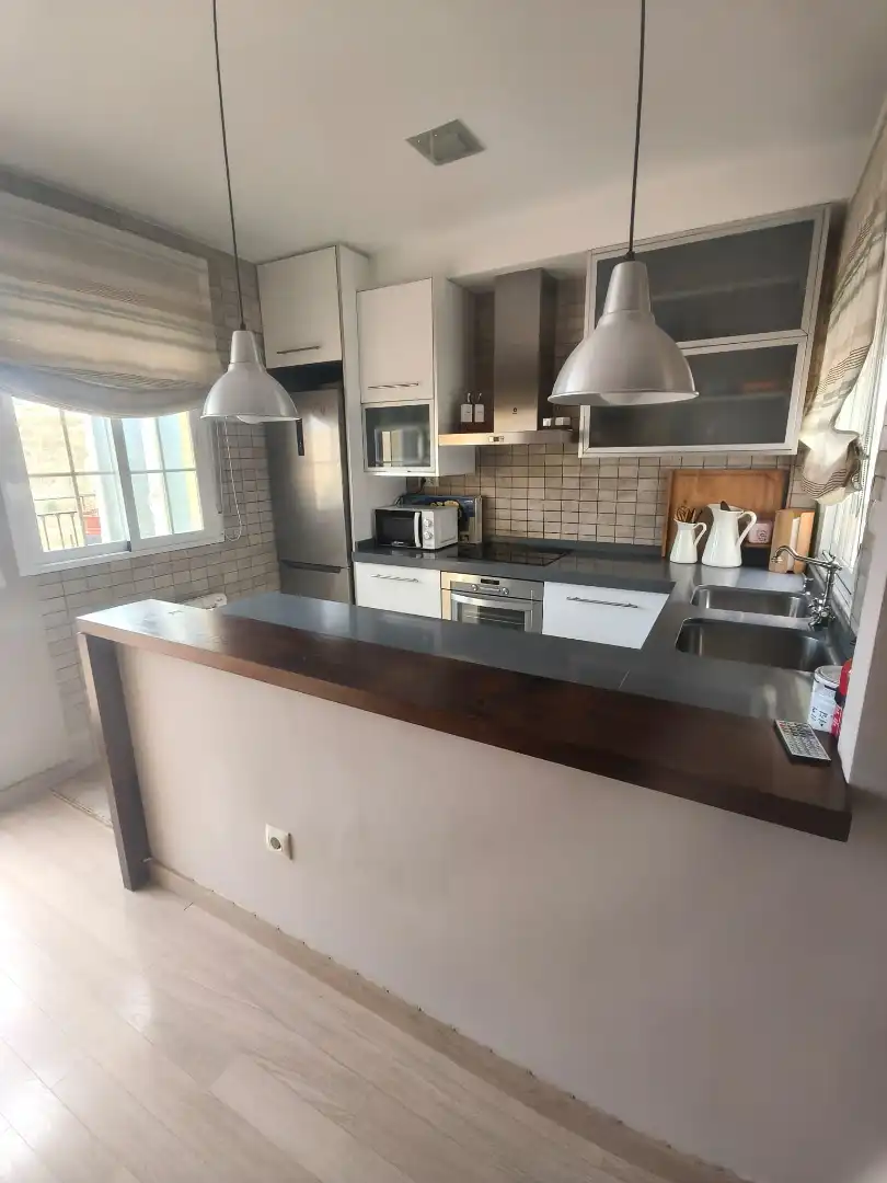 Kitchen of Flat for rent in Cájar  with Air Conditioner, Terrace and Furnished
