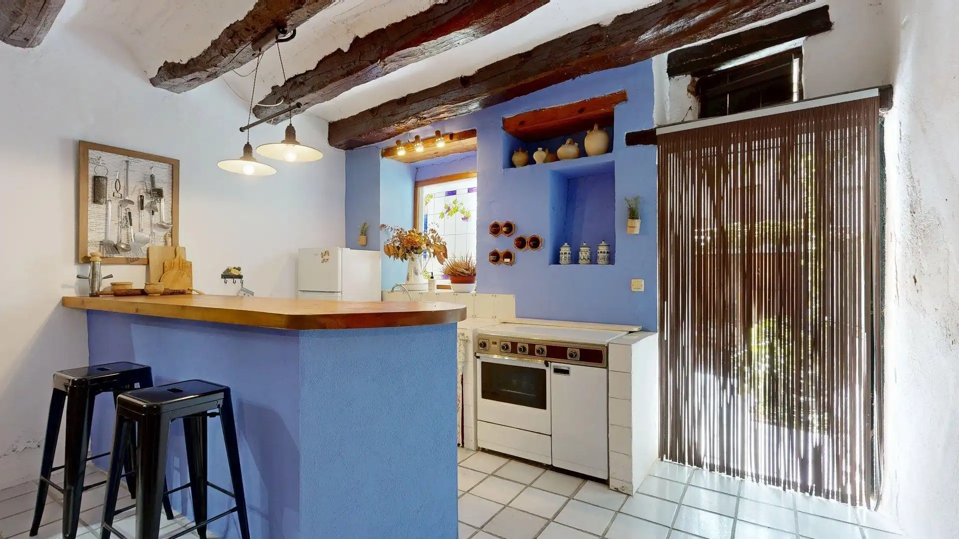 Cocina de Casa o chalet en venta en Magallón con Jardín privado, Terraza y Amueblado