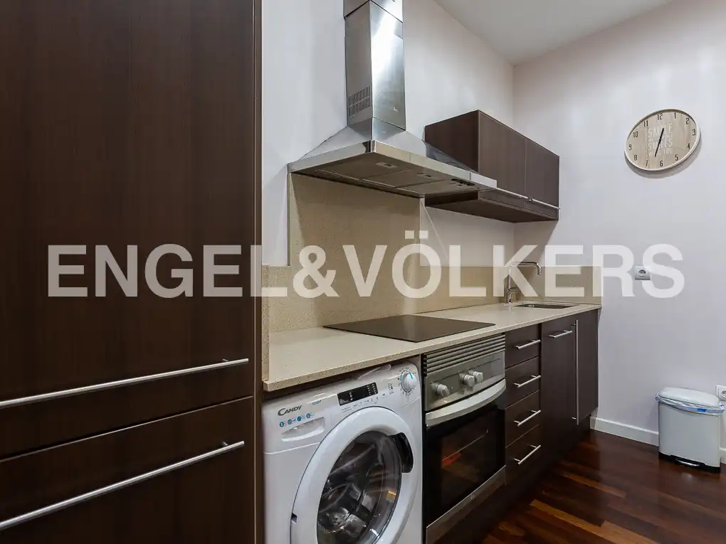 Cocina de Piso de alquiler en Valencia con Aire acondicionado, Calefacción y Parquet