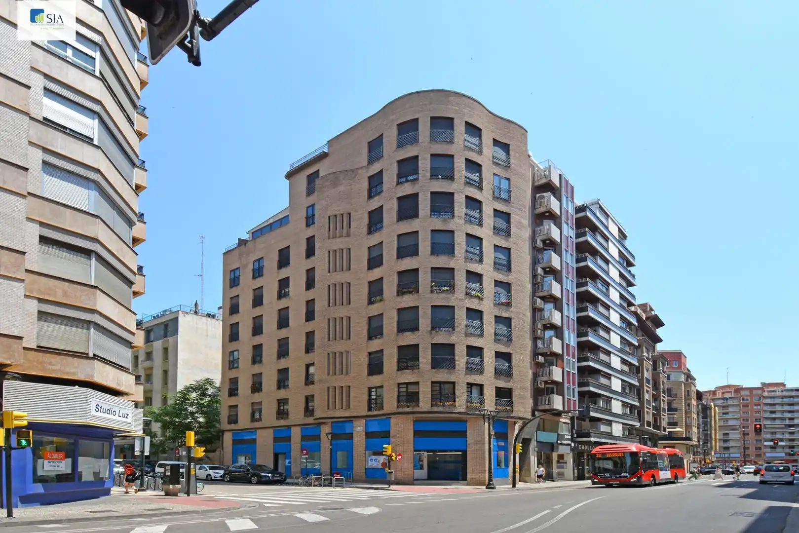 Exterior view of Flat for rent in Zaragoza  with Air Conditioner, Heating and Furnished