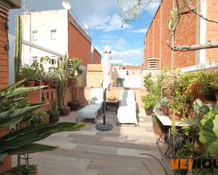 Terrace of Single-family semi-detached for sale in L'Hospitalet de Llobregat  with Air Conditioner, Heating and Parquet flooring