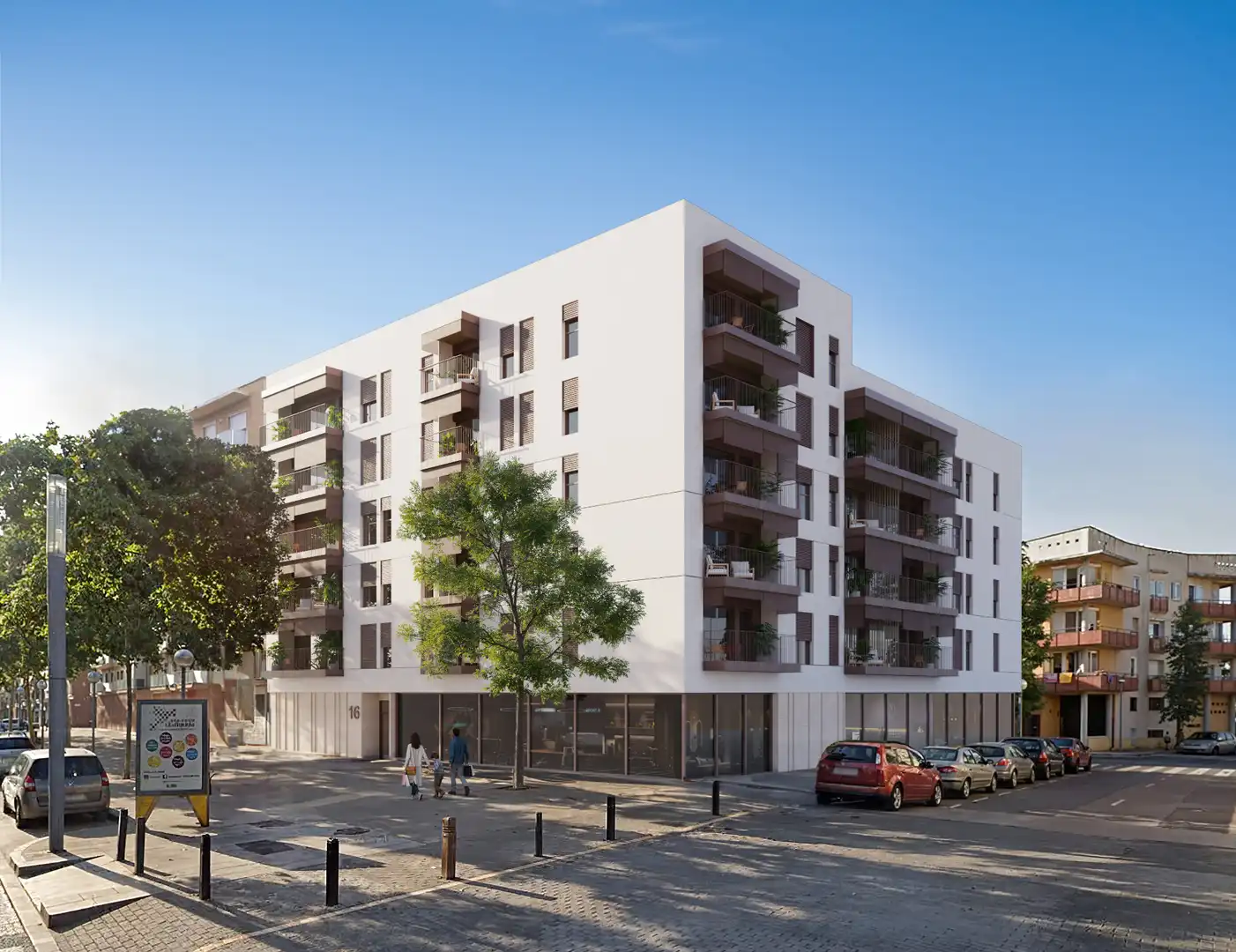 Piso de obra nueva con terraza en venta en Avinguda de Ramon d'Olzina 16