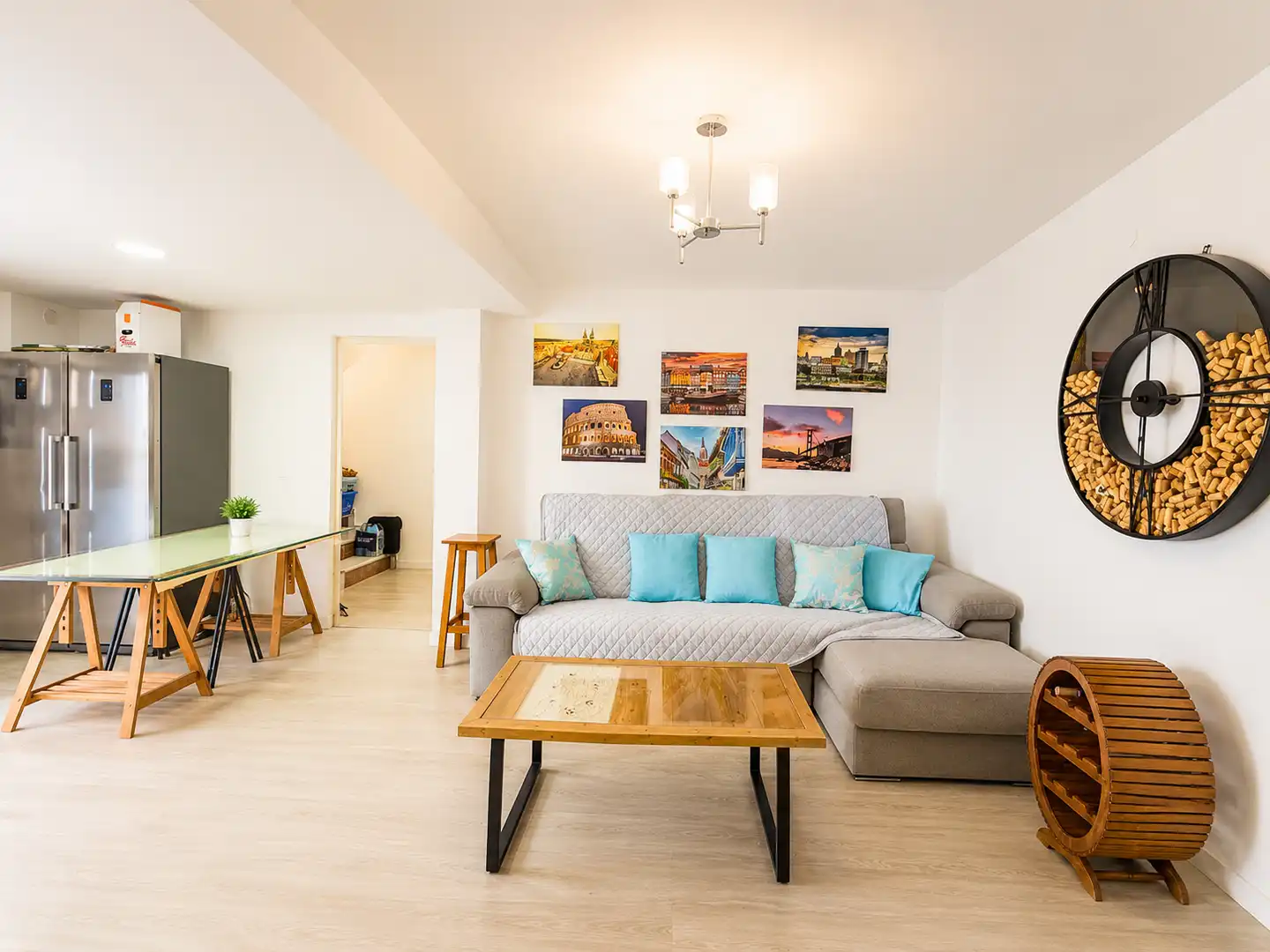 Sala de estar de Casa o chalet en venta en Alhaurín de la Torre con Aire acondicionado, Calefacción y Jardín privado