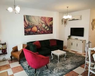 Living room of Flat to rent in  Madrid Capital  with Balcony