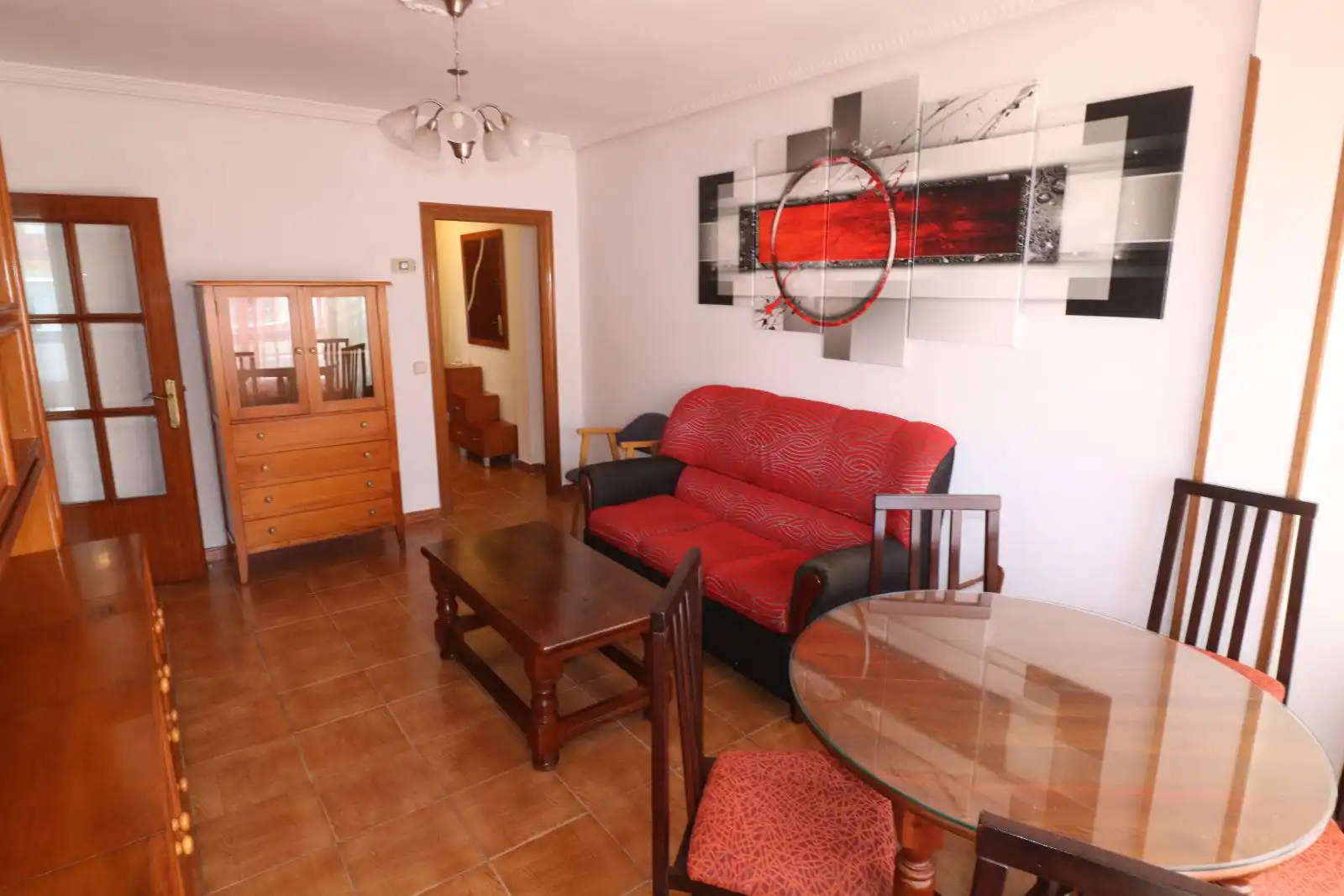 Sala de estar de Piso de alquiler en Getafe con Calefacción, Amueblado y Lavadora