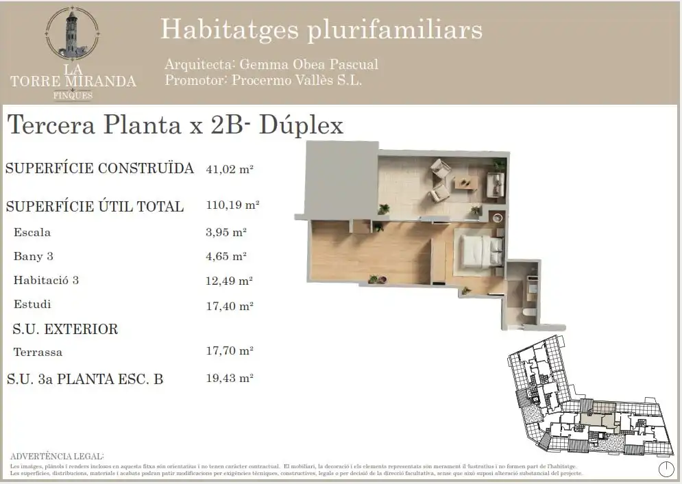 Duplexes for sale in Carrer Montseny, 19, Llinars del Vallès