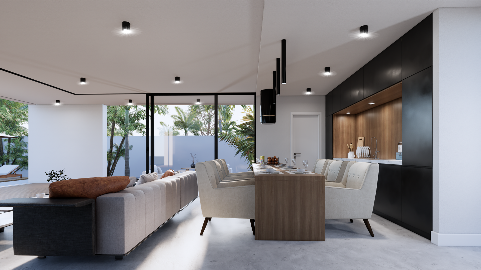 Living room of House or chalet for sale in La Oliva  with Private garden, Storage room and Swimming Pool
