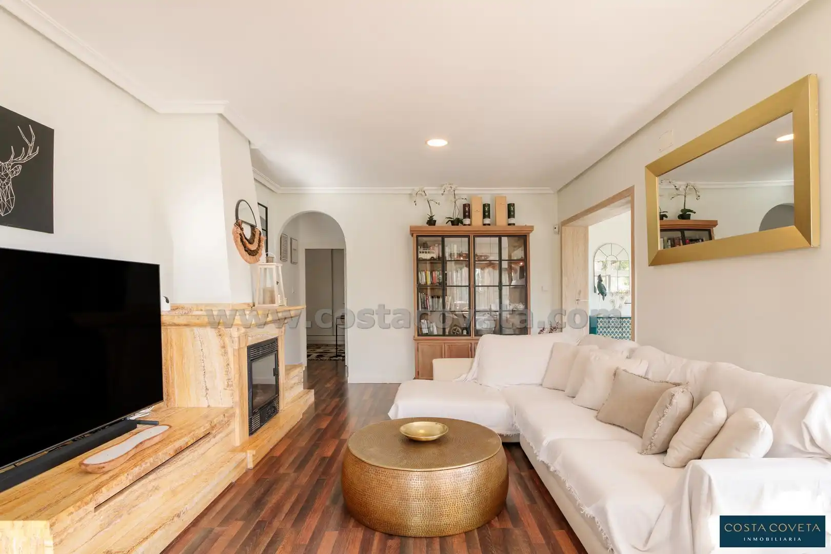 Living room of Houses for sale in El Campello  with Air Conditioner, Private garden and Terrace