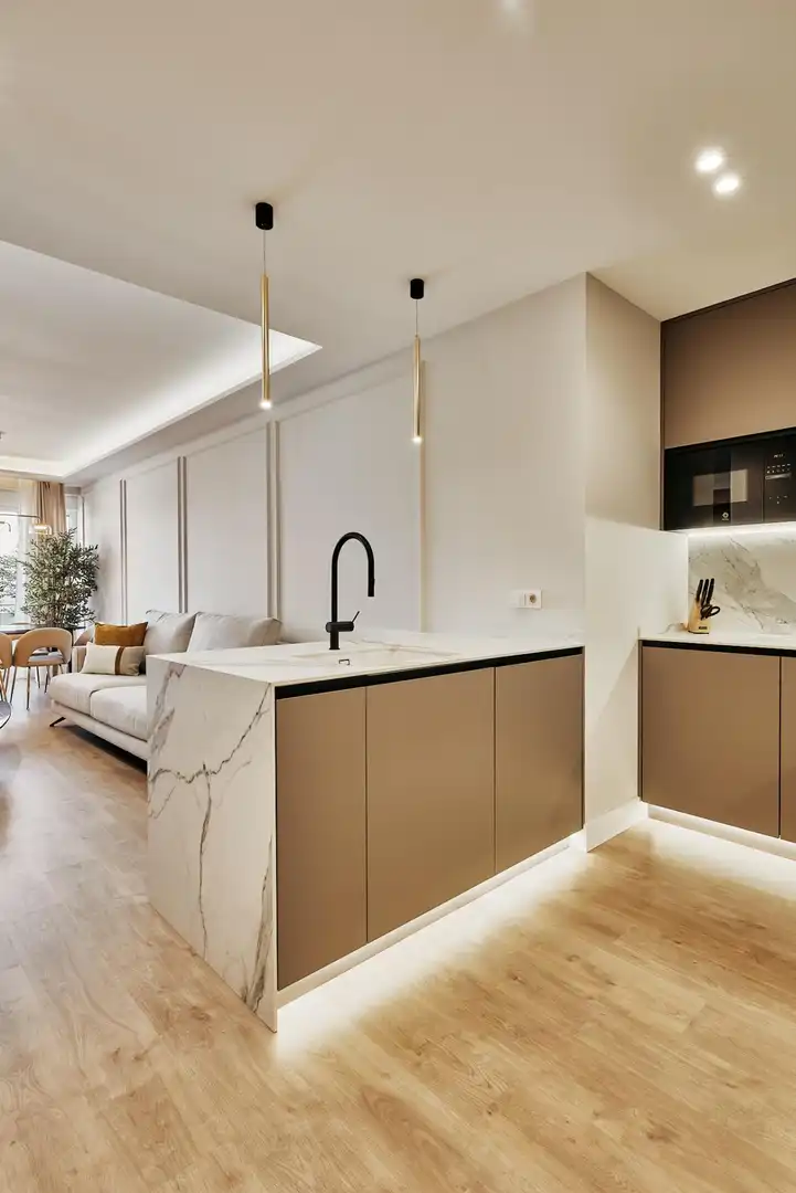 Cuina de Apartament en venda en Madrid amb Calefacció, Terrassa i Moblat