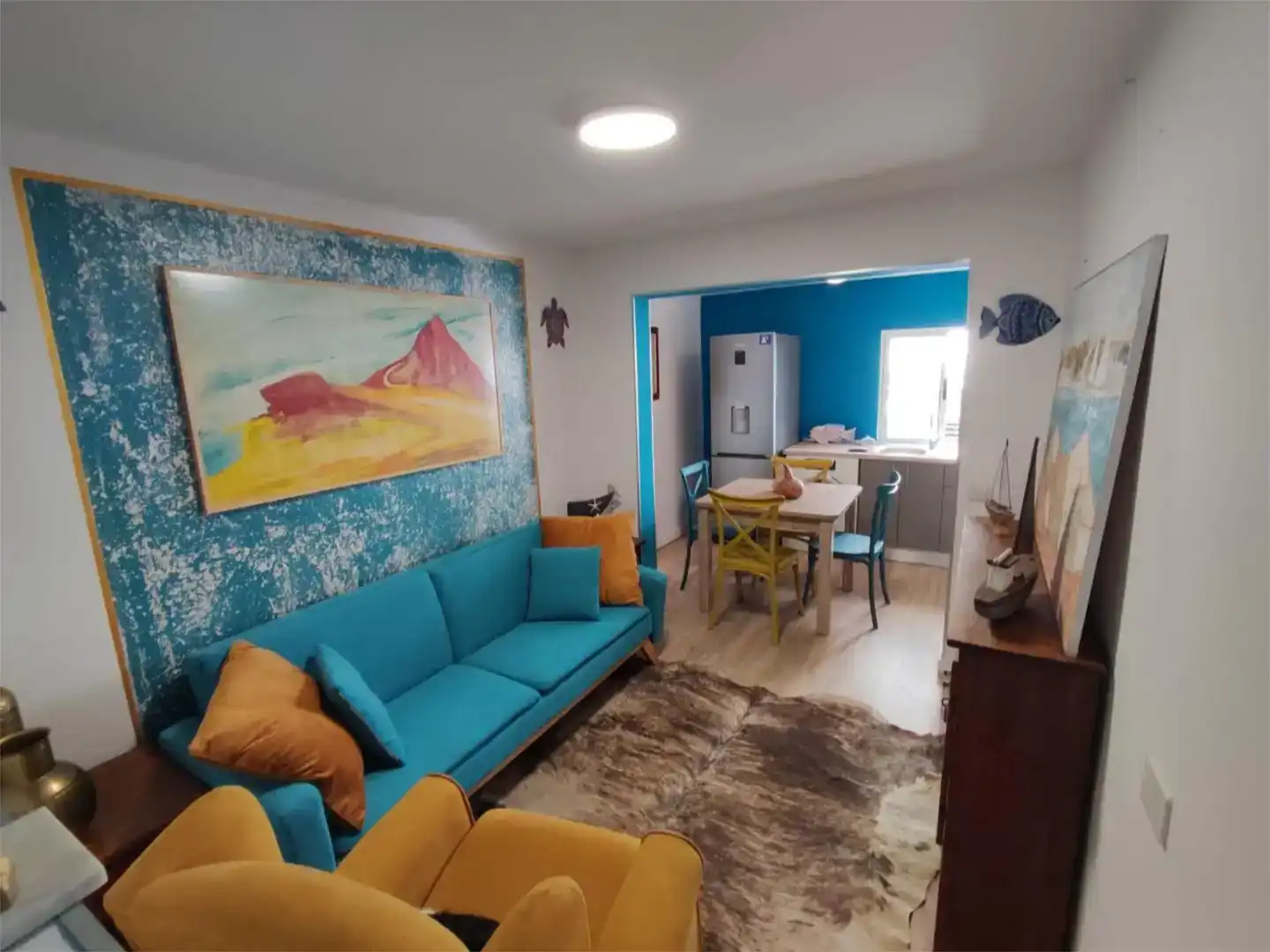 Living room of Flat for rent in Arona  with Furnished