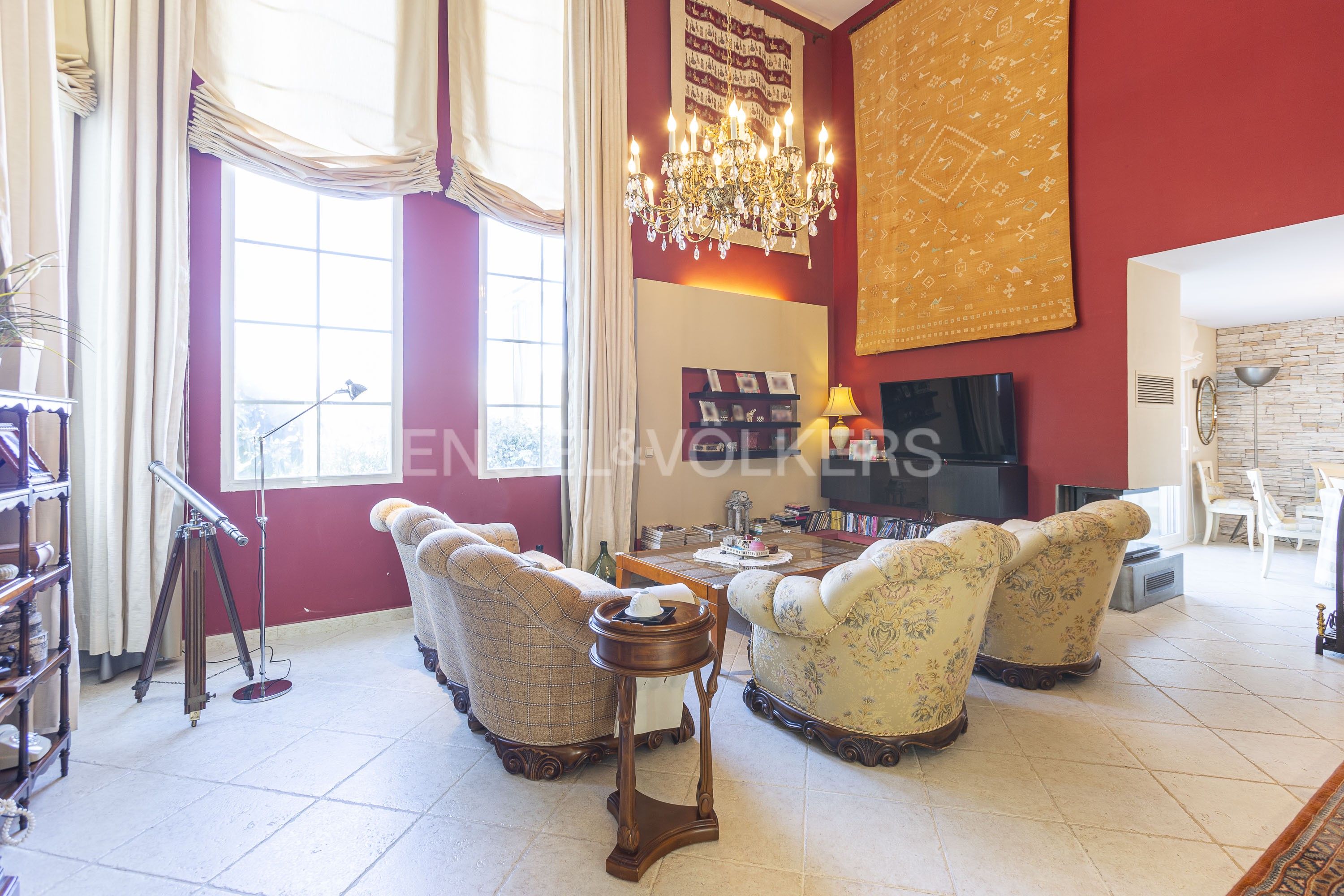 Living room of House or chalet for sale in Collado Villalba  with Heating, Private garden and Storage room