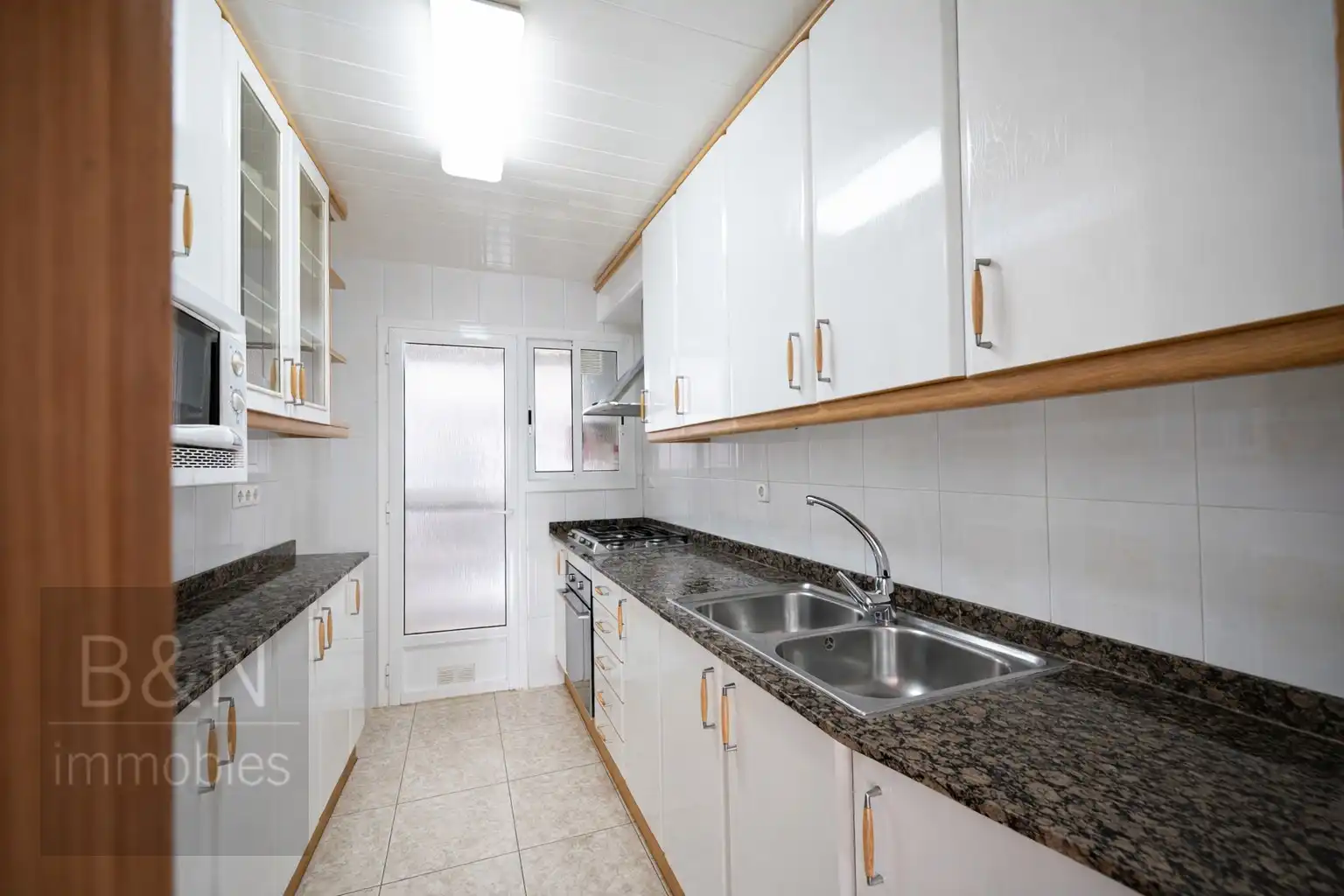 Kitchen of Flat for sale in Terrassa  with Heating