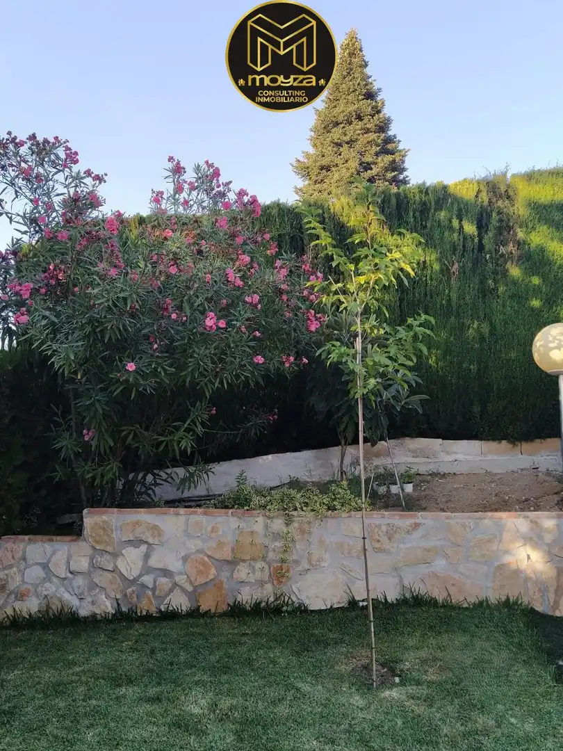 Garten von Haus oder Chalet zur Miete in Los Villares mit Klimaanlage, Heizung und Abstellraum