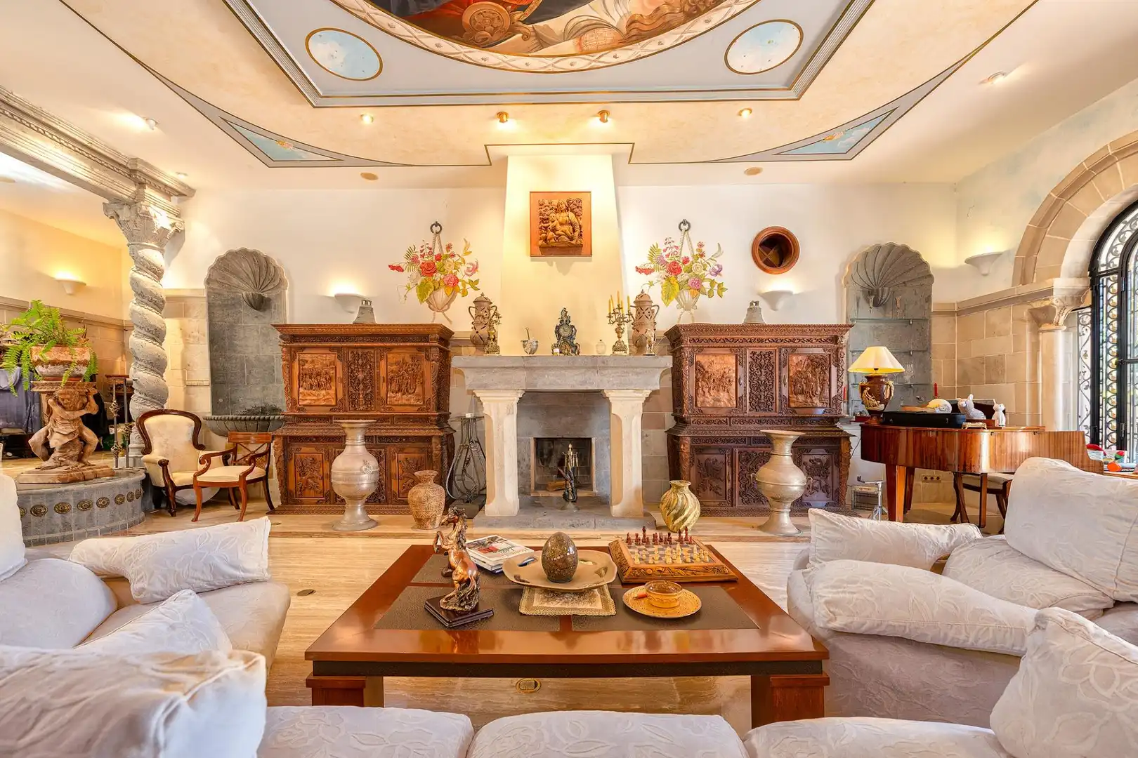 Sala d'estar de Casa o xalet en venda en San Bartolomé de Tirajana amb Jardí privat, Terrassa i Traster