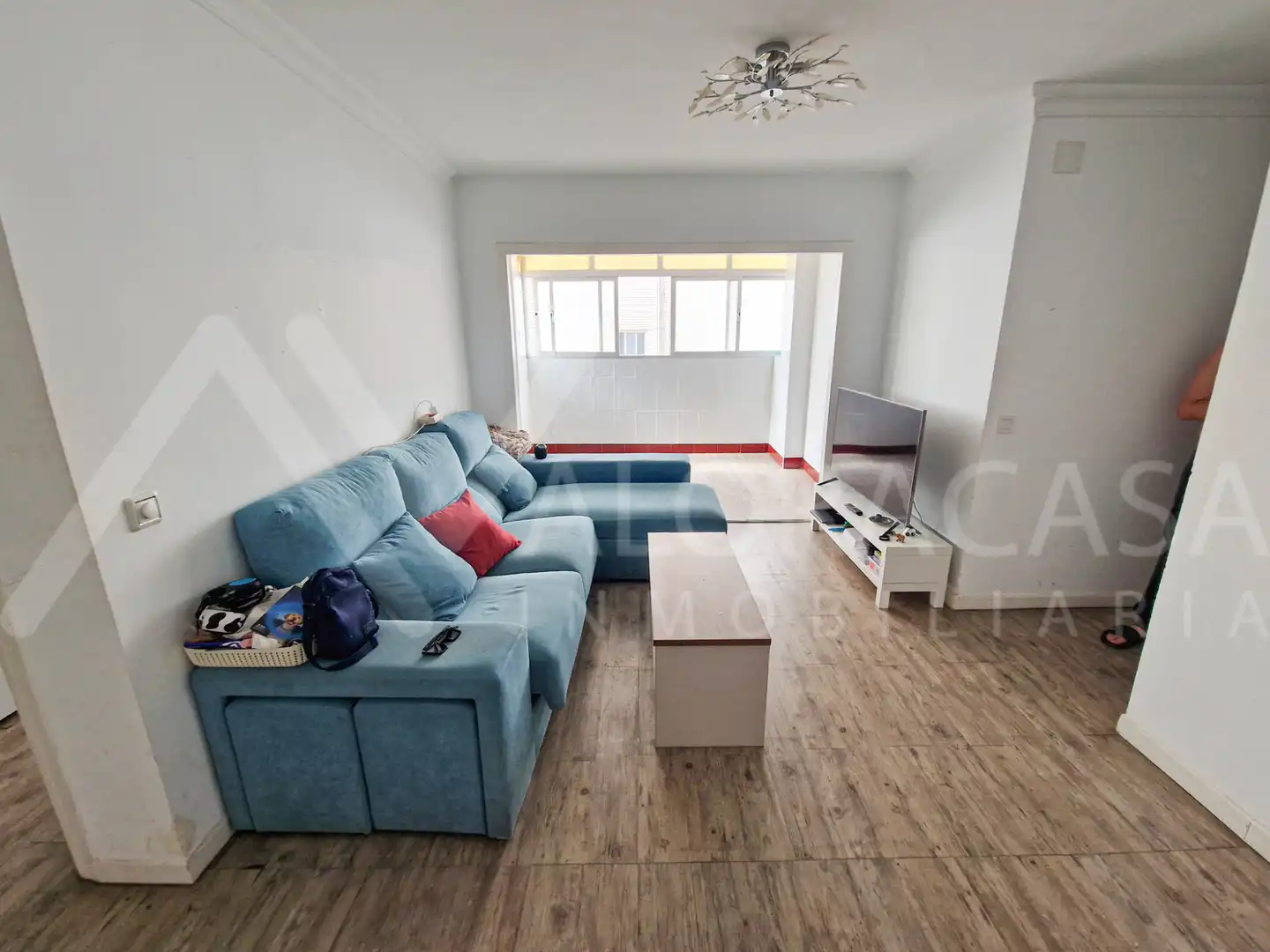 Living room of Flat for sale in Málaga Capital  with Storage room and Furnished