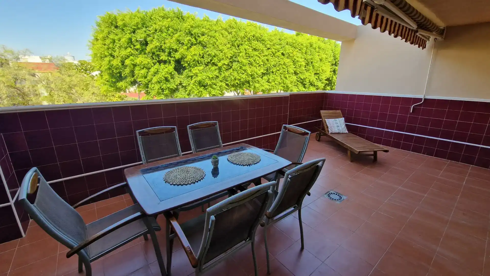 Terrasse von Wohnung zur Miete in Massanassa mit Klimaanlage